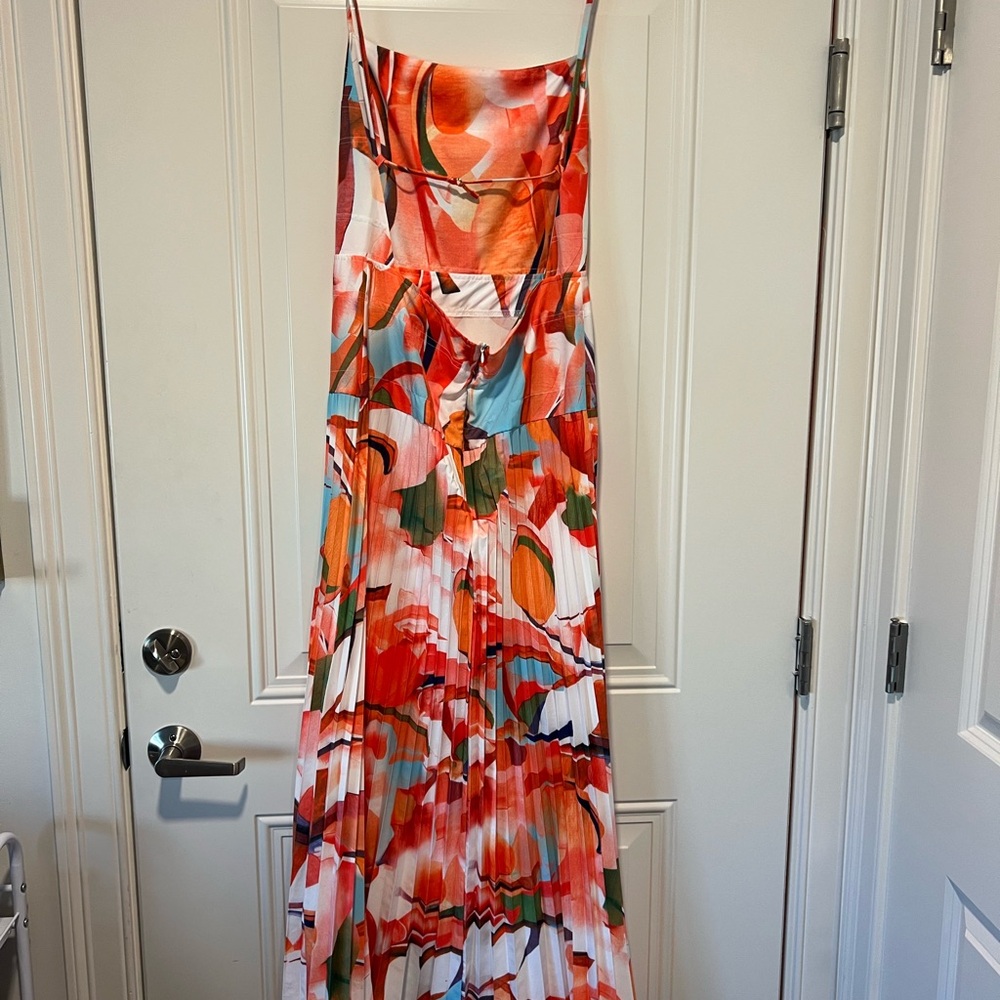 Colorful Abstract Maxi Dress - Picture 2 of 4